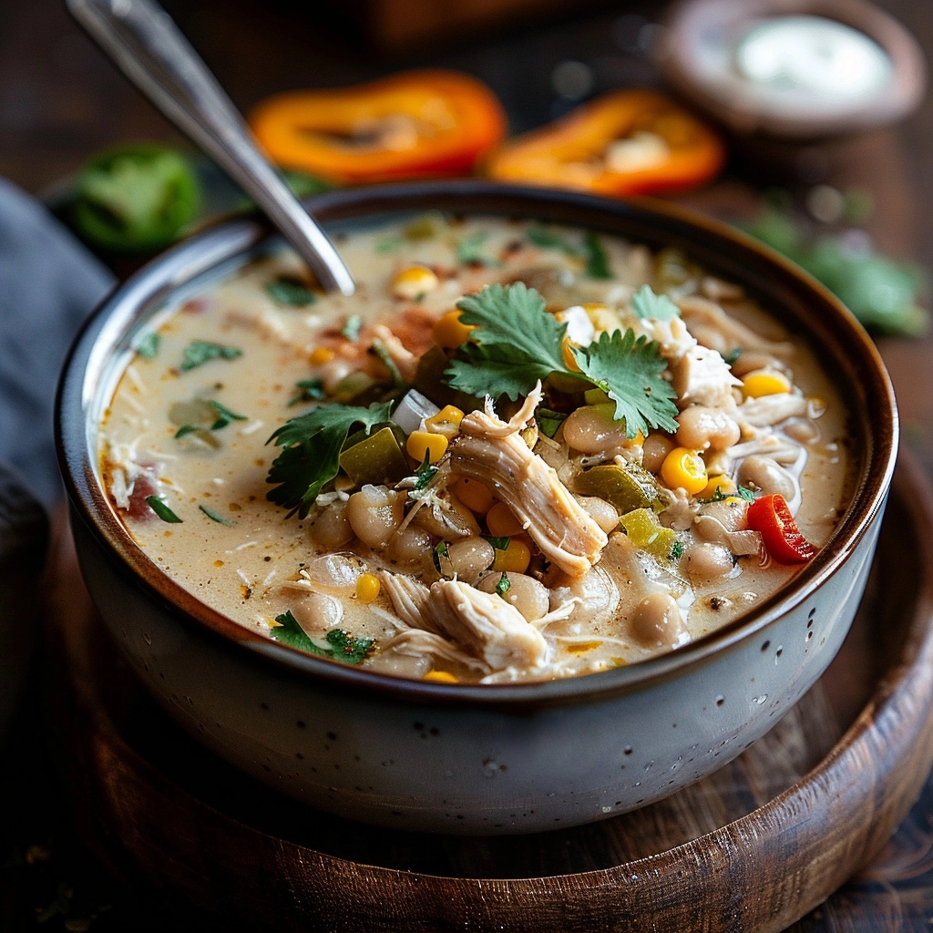 Healthy White Chicken Chili