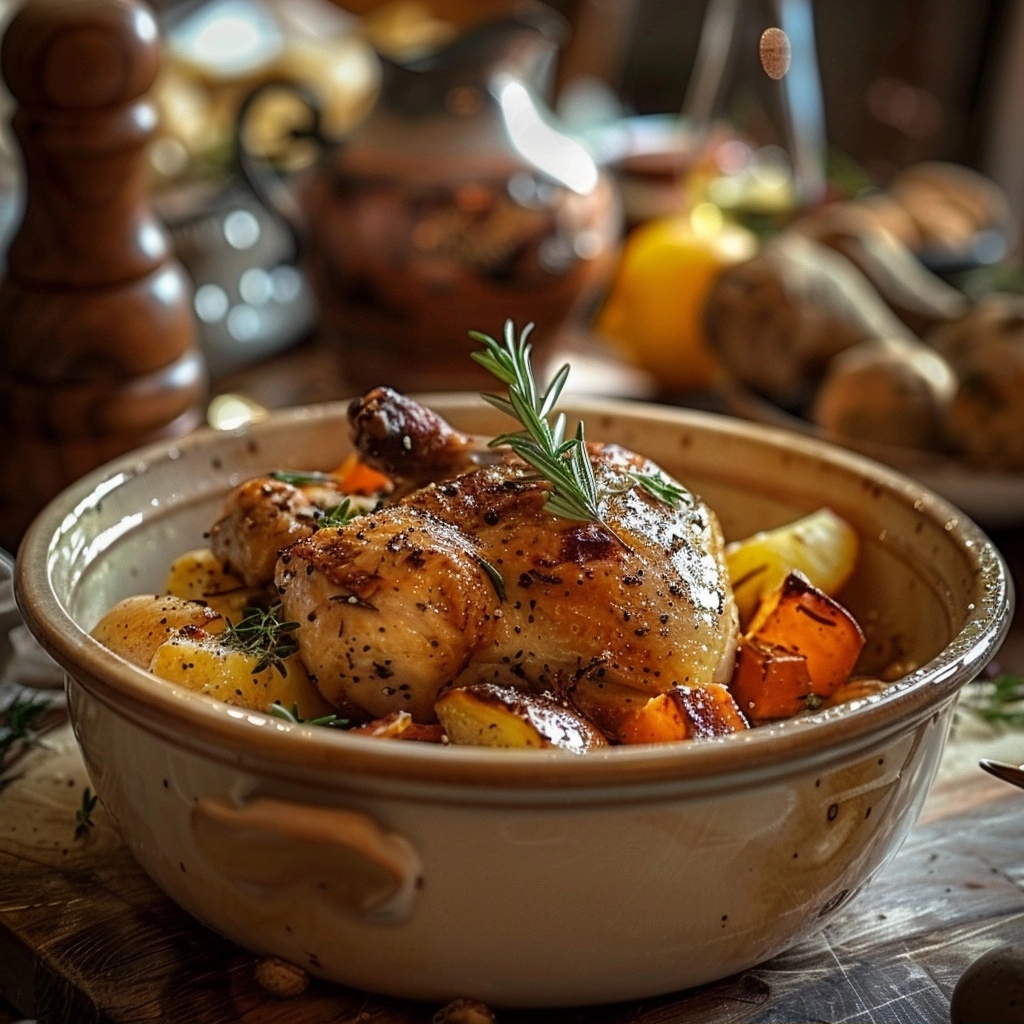 Crock Pot Angel Chicken with Creamy Sauce