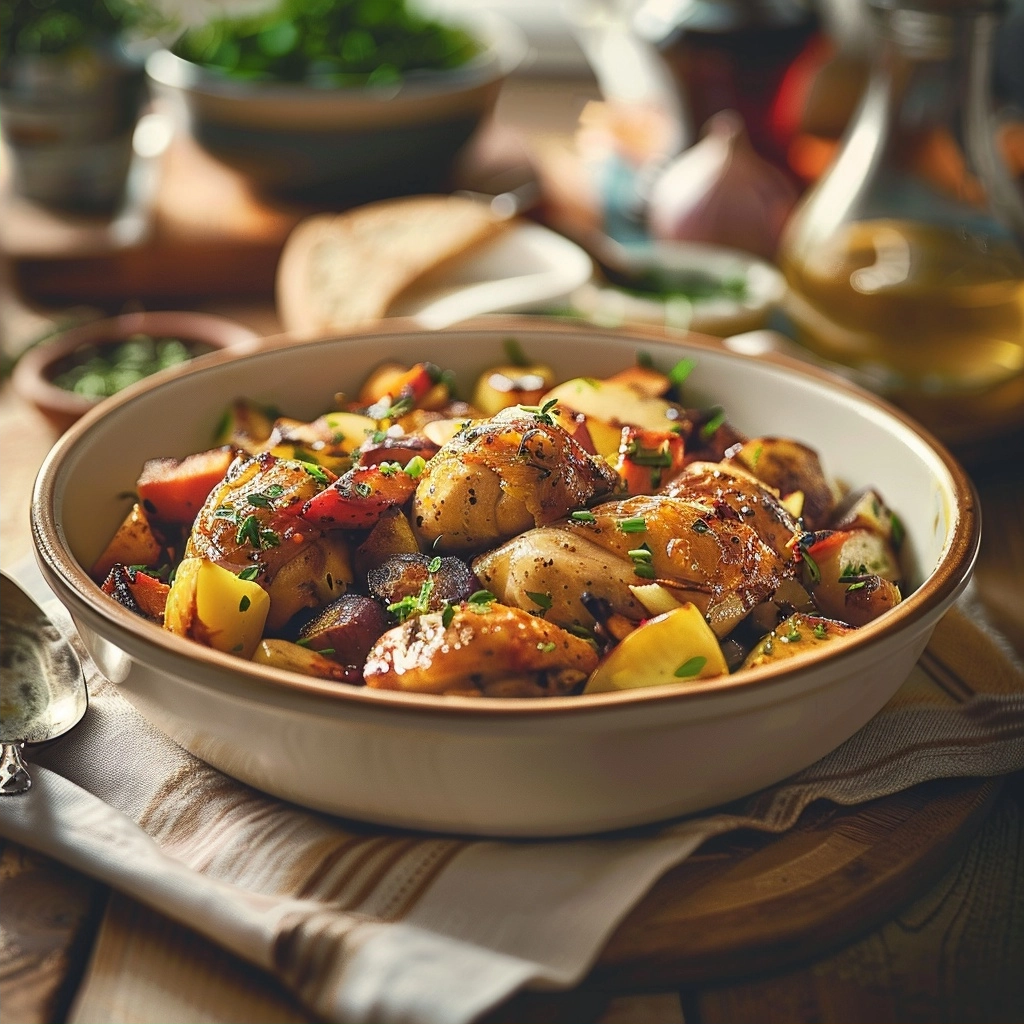 Slow Cooker Honey Garlic Chicken and Veggies