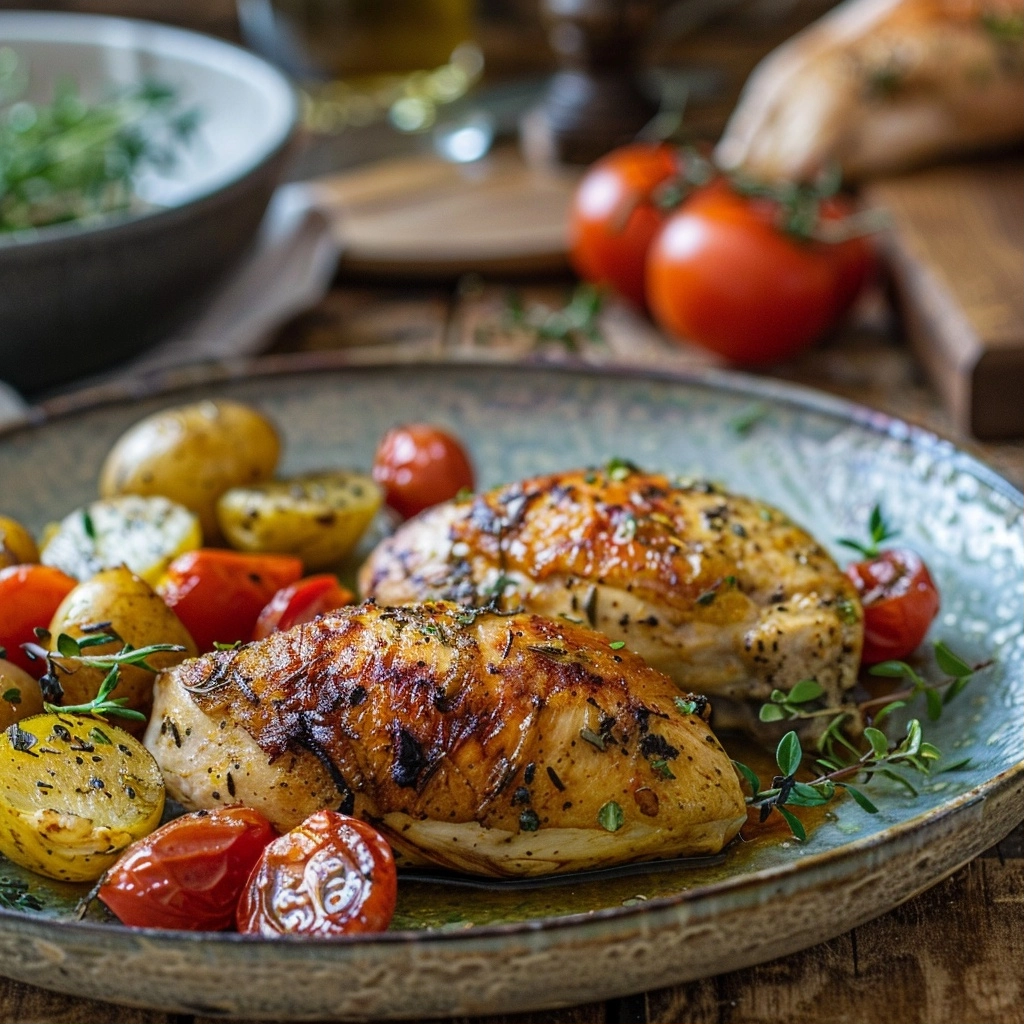 Baked Tuscan Chicken Breasts 30 Min