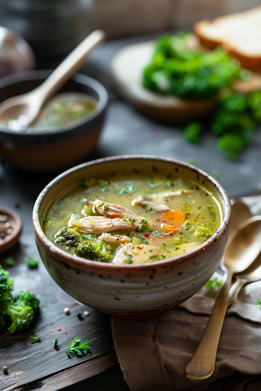 Easy Healthy Chicken Broccoli Soup Recipe 2 image 1781300497189
