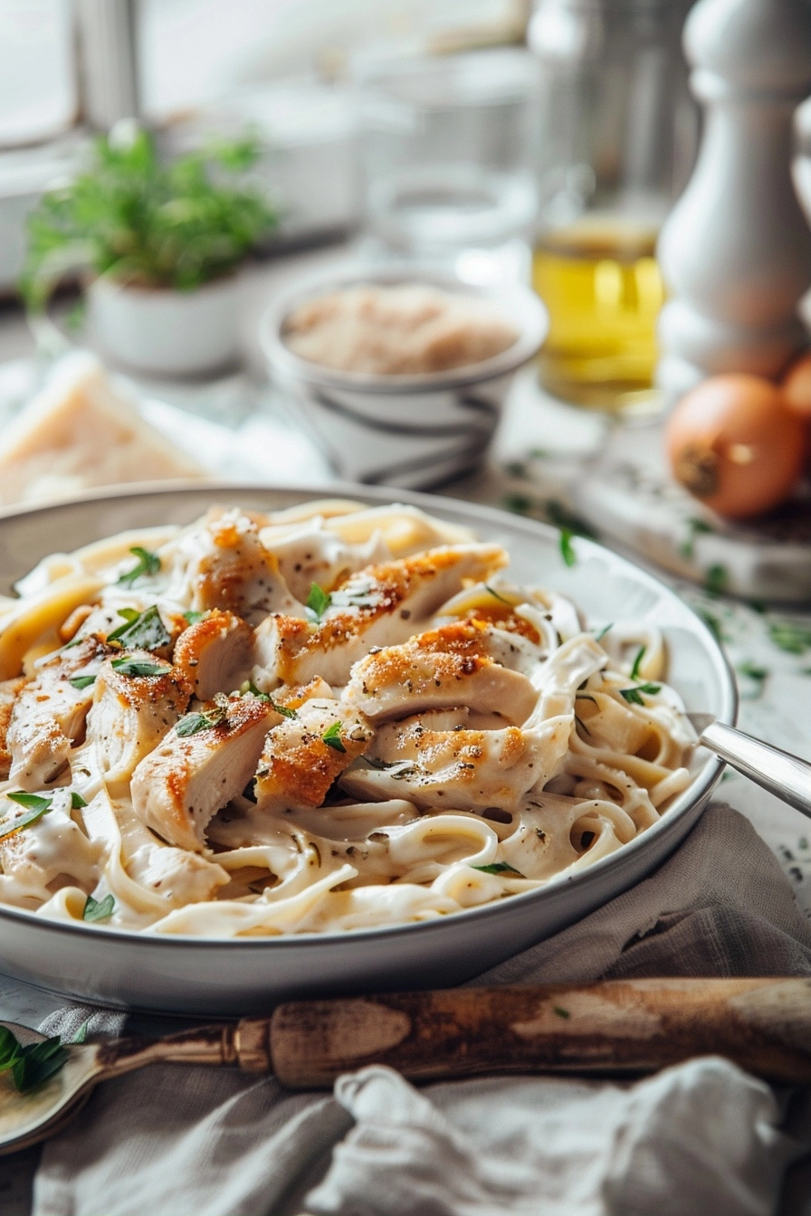 Low Calorie Chicken Alfredo: Light & Delicious! 2 image 1781300548289