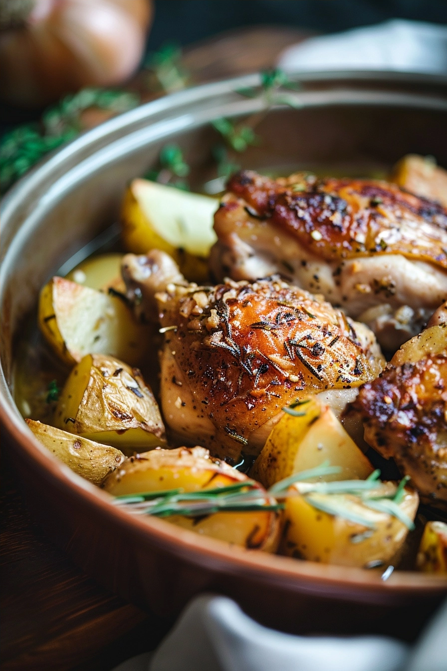 Garlic Parmesan Crockpot Chicken and Potatoes 2 image 1781300700102