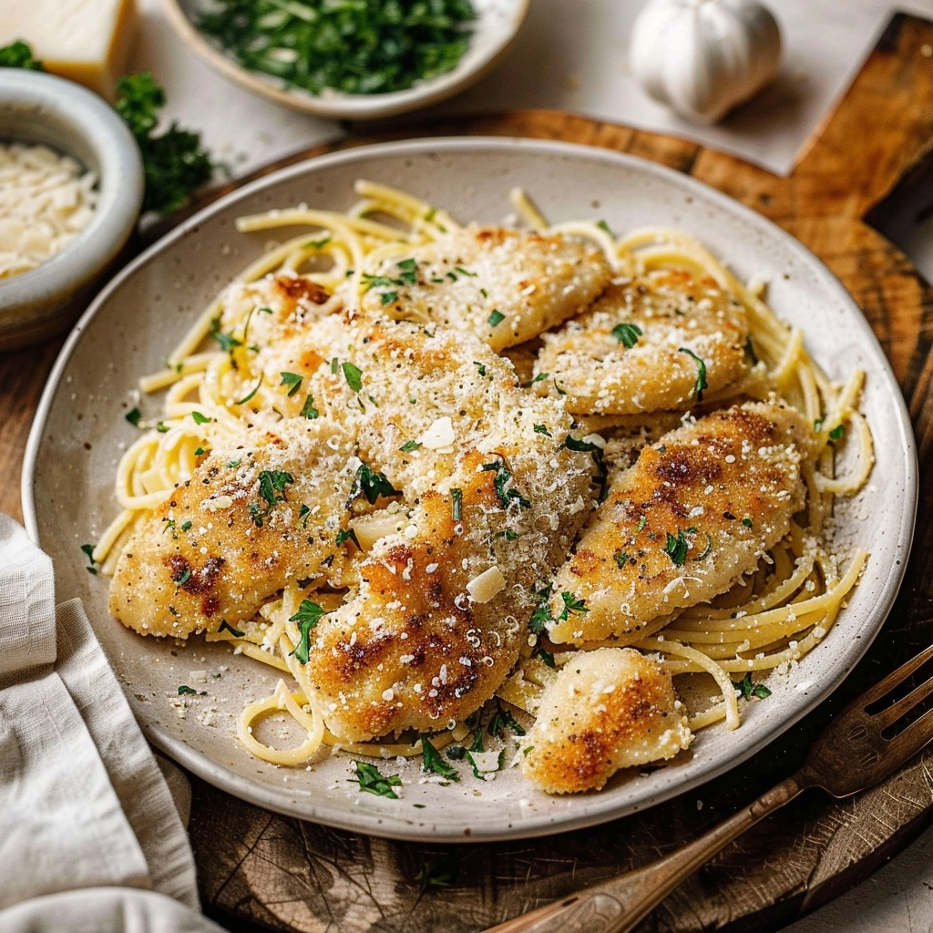Garlic Parmesan Pasta Viral 99 Recipe