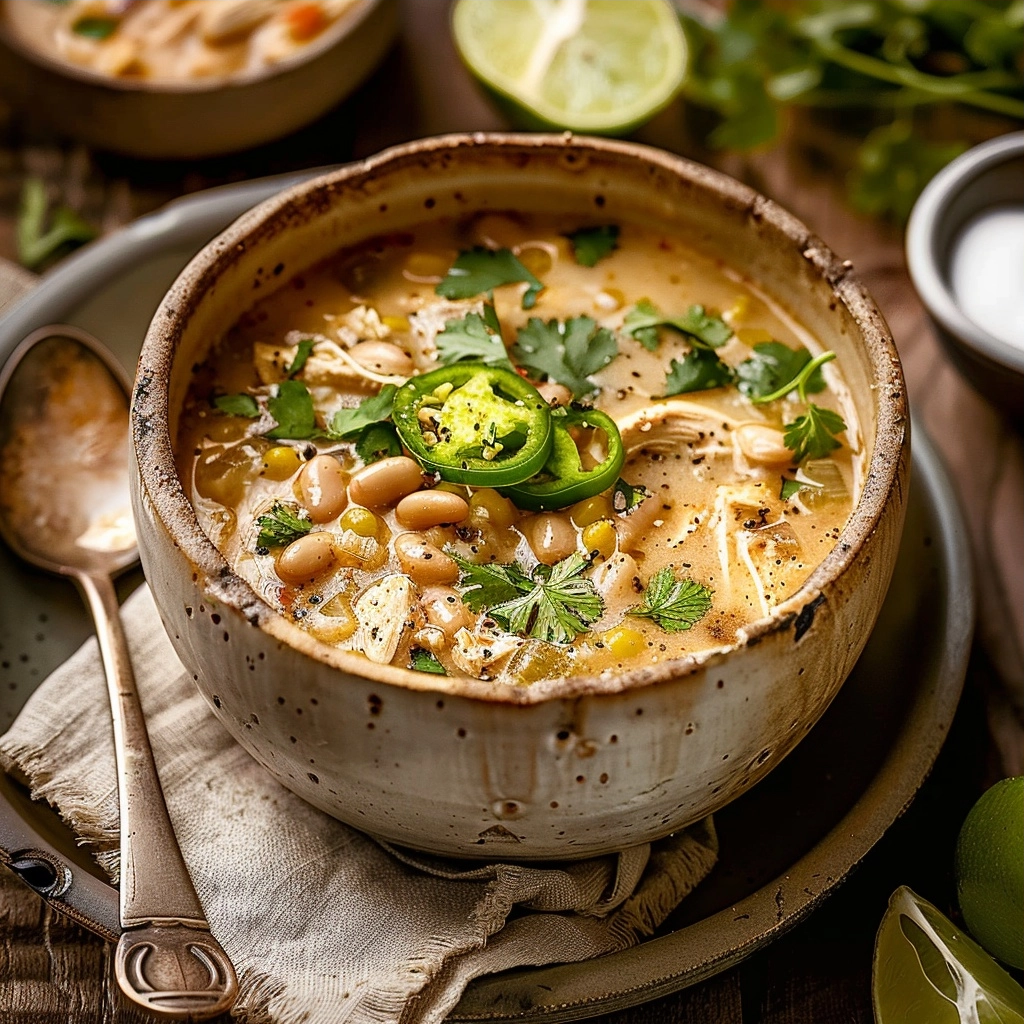 Crock Pot White Chicken Chili: Easy & Flavorful