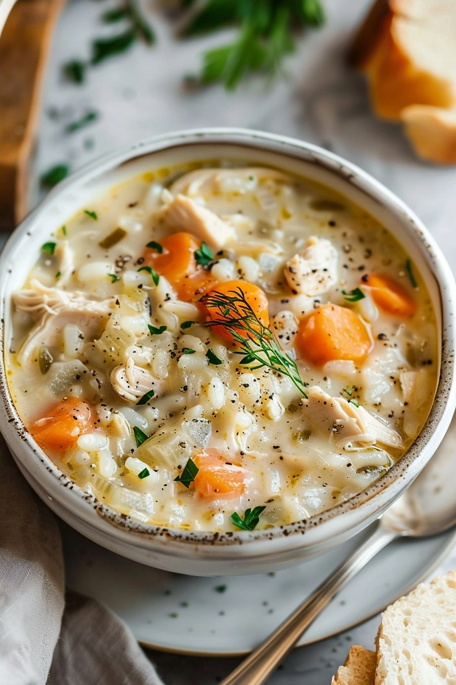 Creamy Chicken and Rice Soup Recipe 2 image 1783191003507