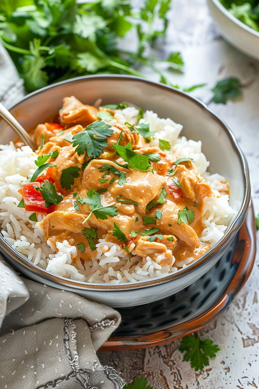 Coconut Chicken Rice Bowl: A Creamy Tropical Delight 2 image 1783191217417