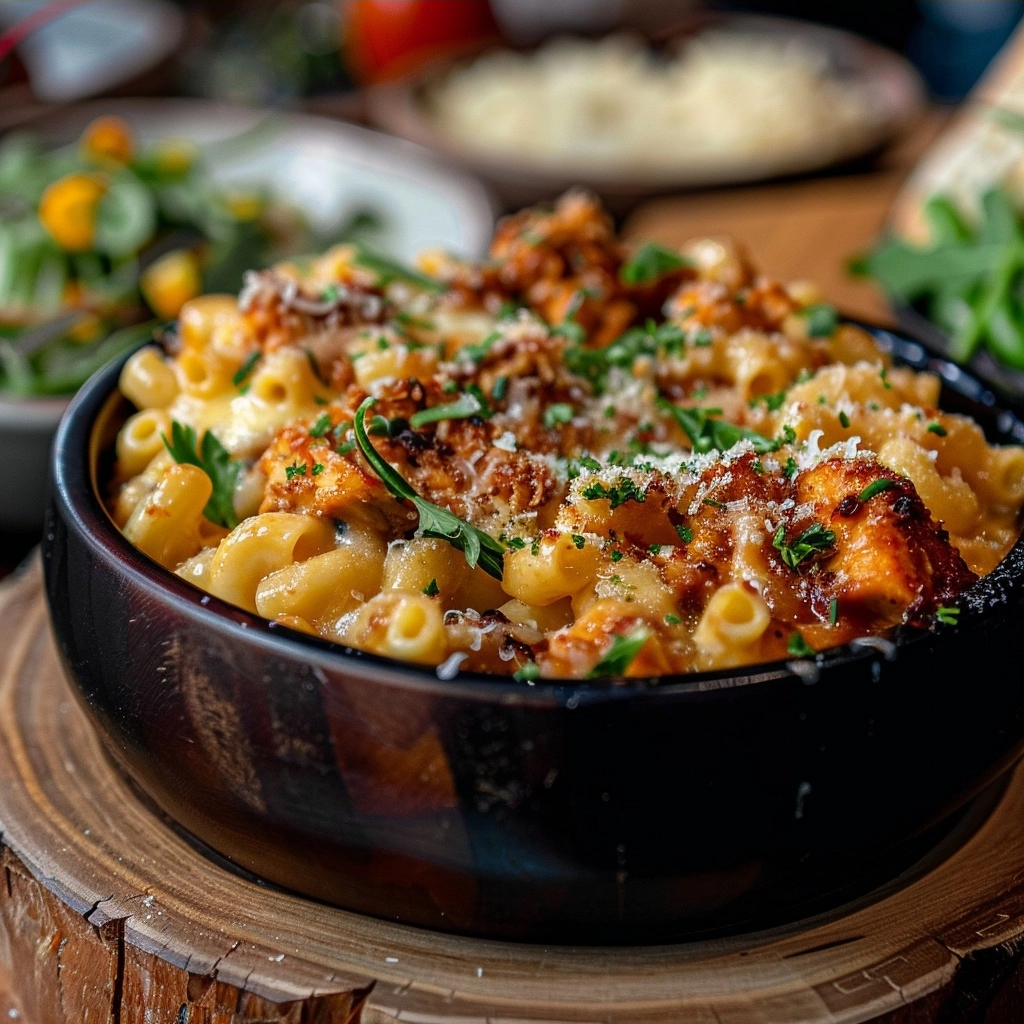 Honey BBQ Chicken Mac & Cheese Meal Prep