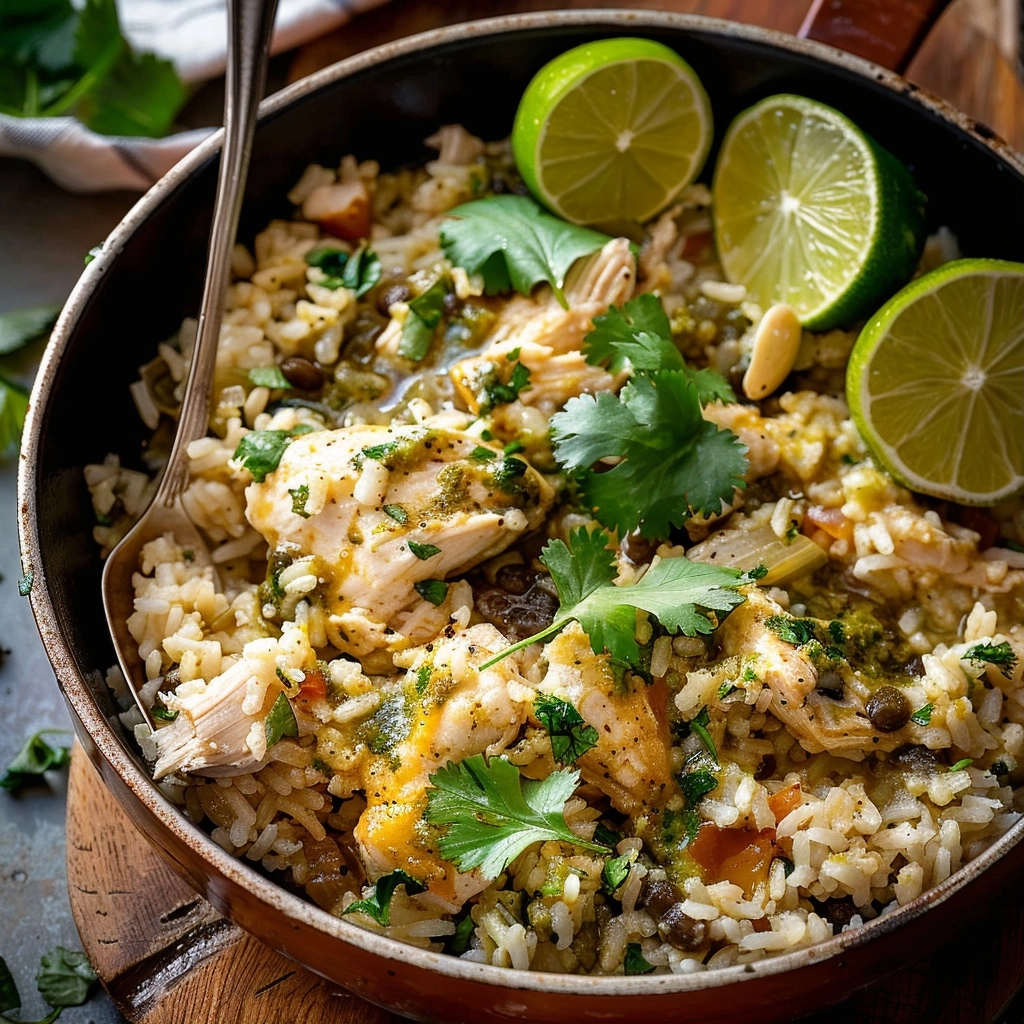 Salsa Verde Chicken and Rice: A Flavorful One-Pot Meal