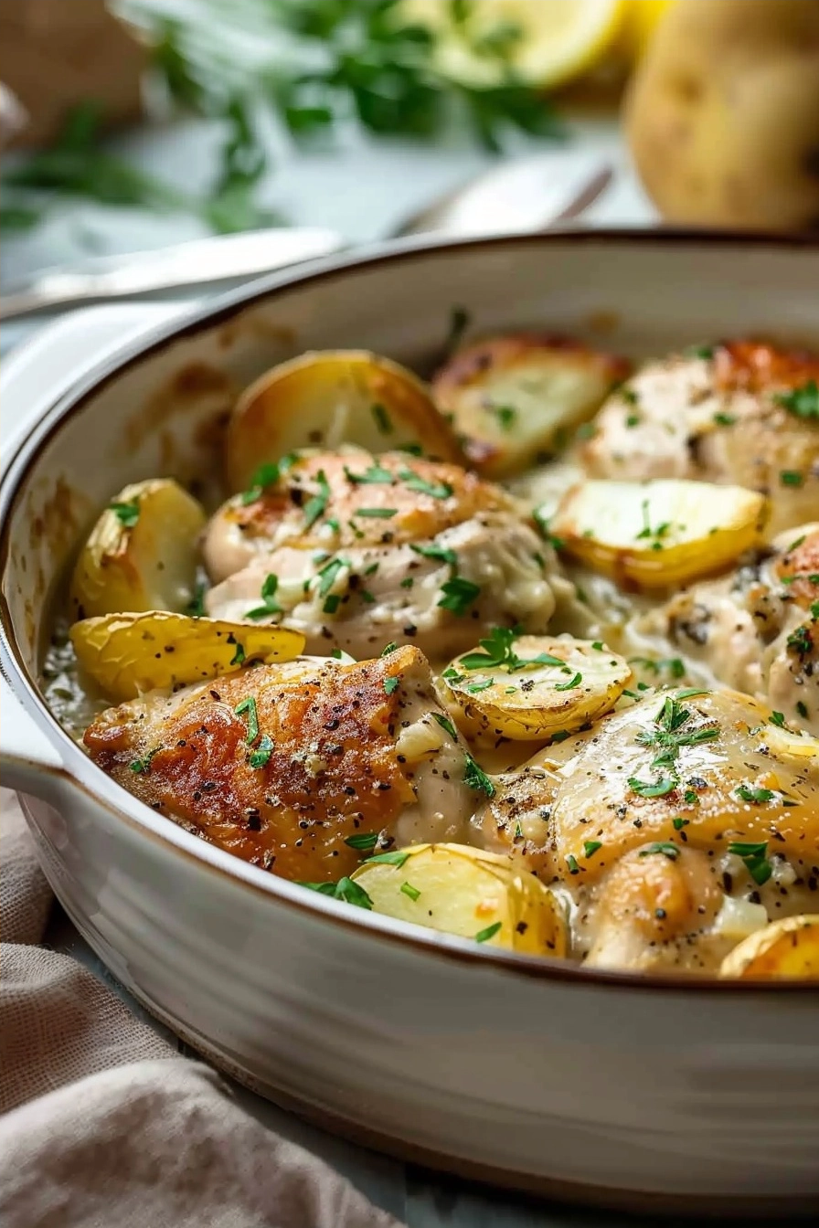 Perfect Crockpot Garlic Parmesan Chicken And Potatoes 2 image 1784153876997