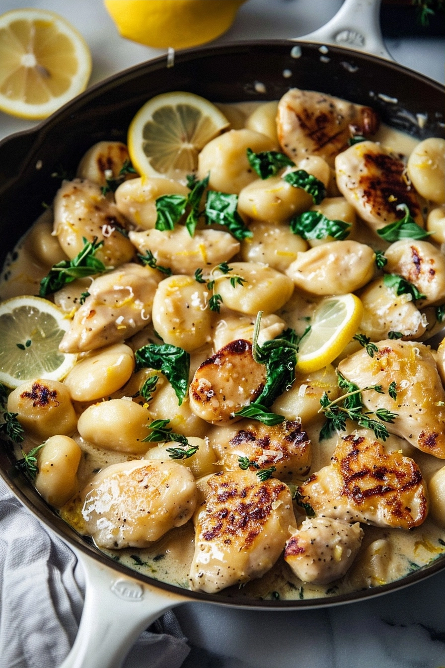 One Pan Lemon Chicken Gnocchi Dinner 2 image 1784222070431