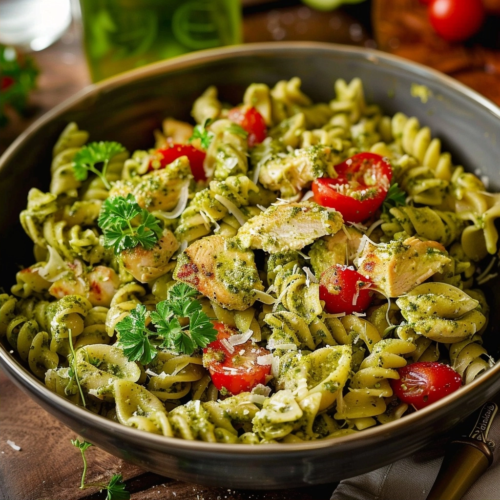 Chicken Pesto Pasta Recipe