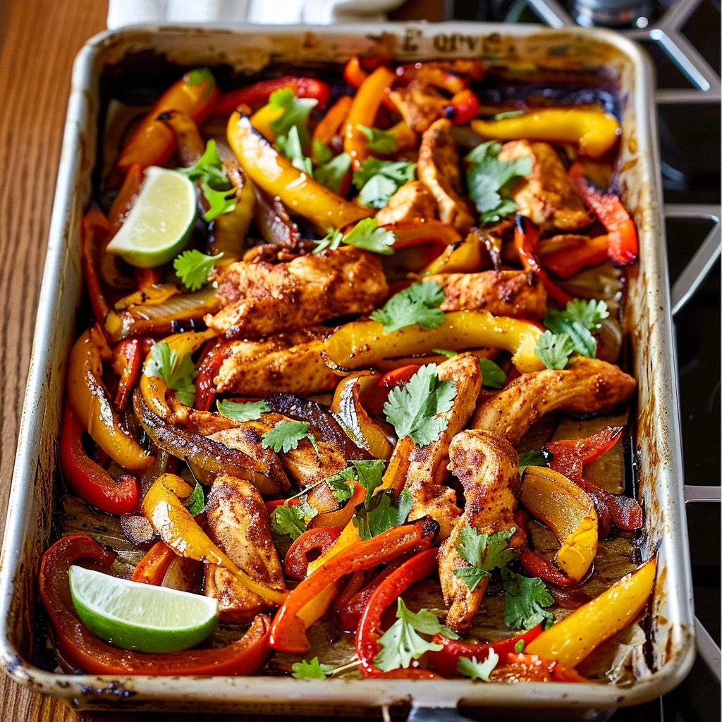 Sheet Pan Chicken Fajitas for Easy Weeknight Dinners