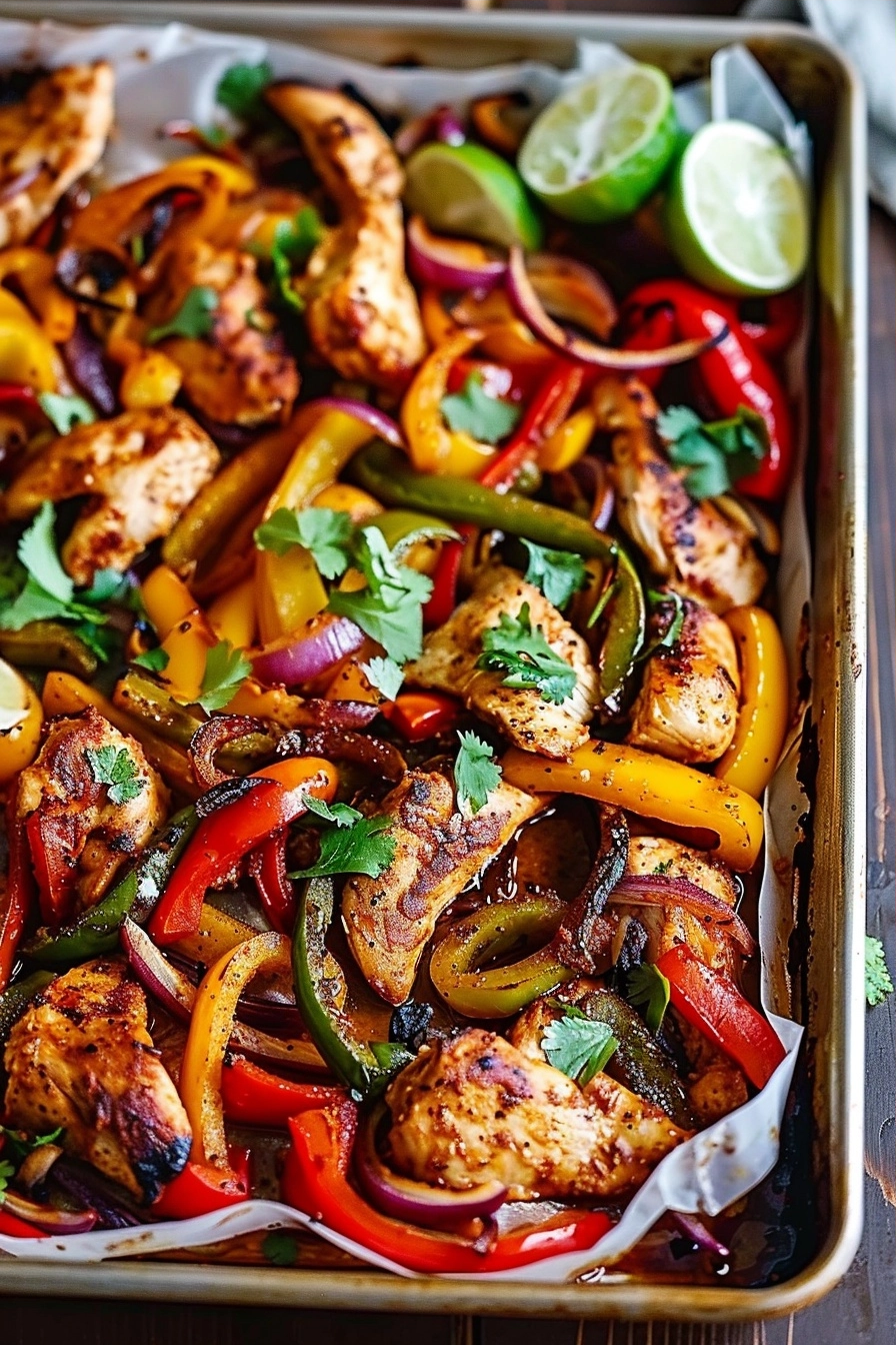 Sheet Pan Chicken Fajitas for Easy Weeknight Dinners 2 image 1784386943898