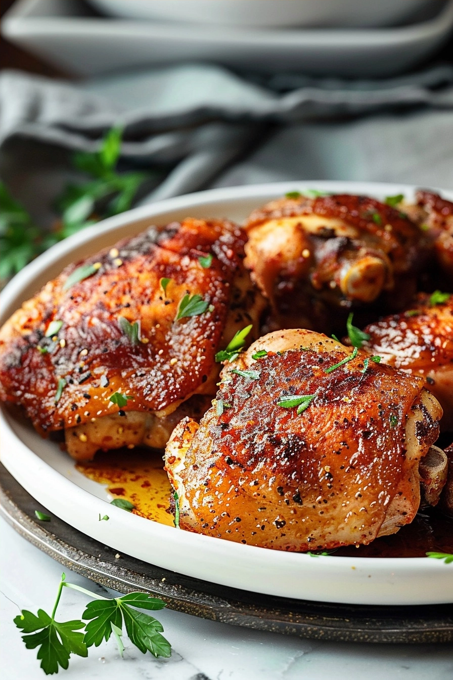 Juicy and Tender Baked Chicken Thighs Recipe 2 image 1784393993331