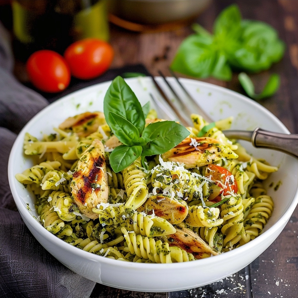 Pesto Pasta with Grilled Chicken Recipe 3 Pesto Pasta with Grilled Chicken Recipe