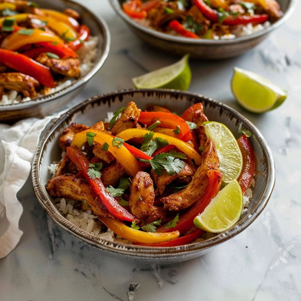 Chicken Fajita Meal Prep Bowls for Quick Lunches 3 Chicken Fajita Meal Prep Bowls for Quick Lunches