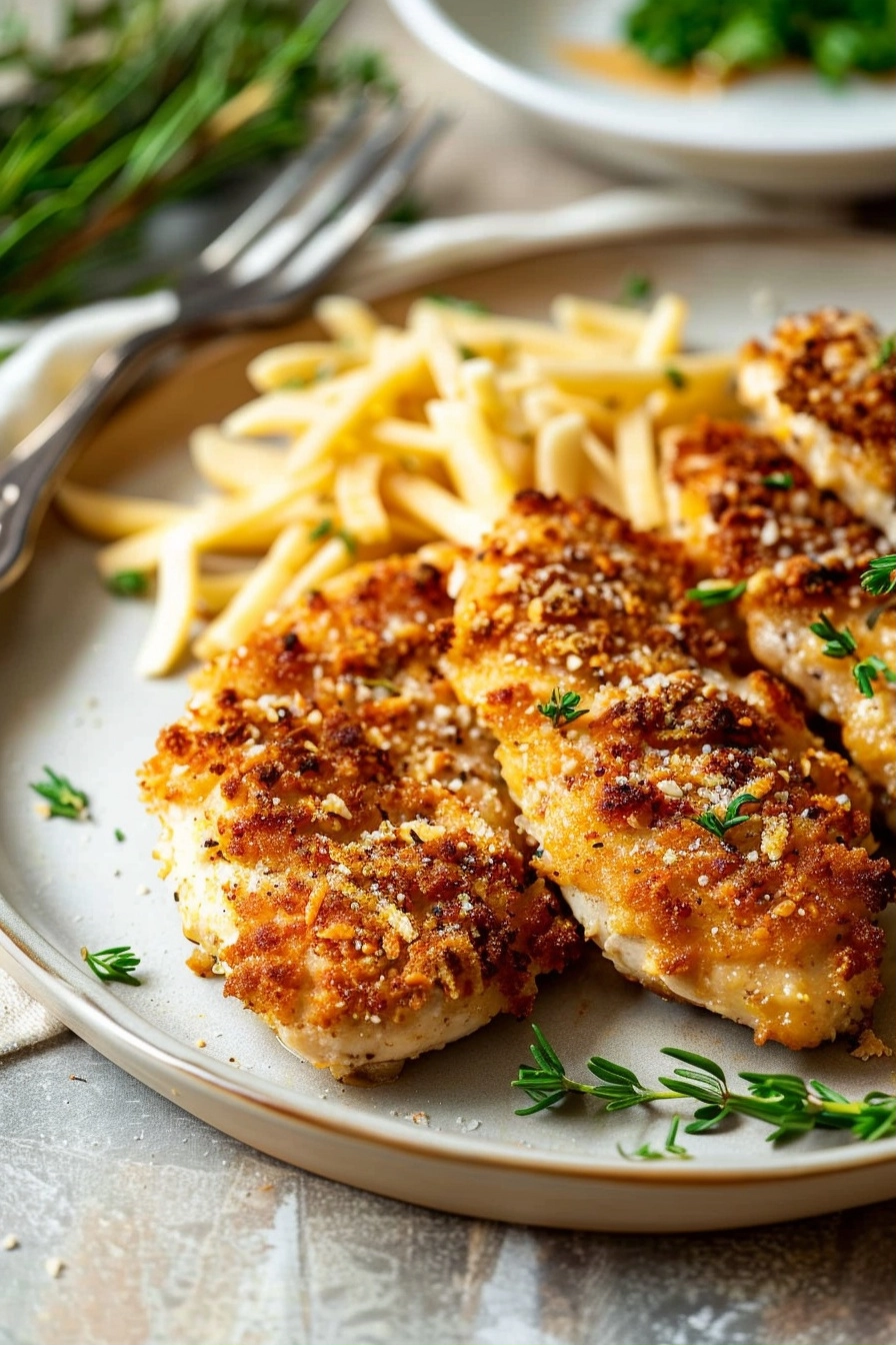 Parmesan Crusted Chicken: Easy Crispy Dinner Recipe 2 image 1784394597594
