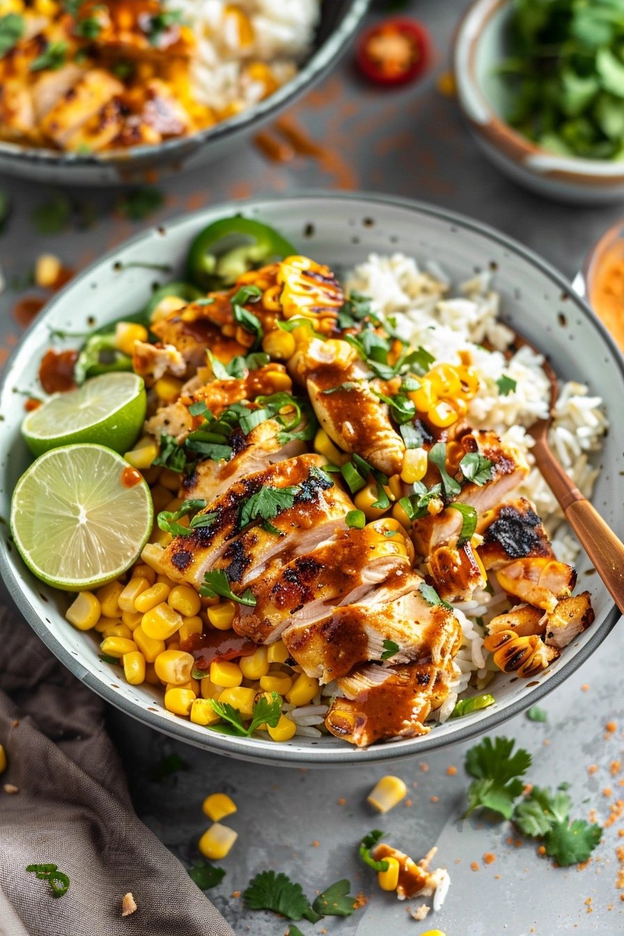 Street Corn Chicken Rice Bowls for Easy Weeknight Dinners 2 image 1784394643307