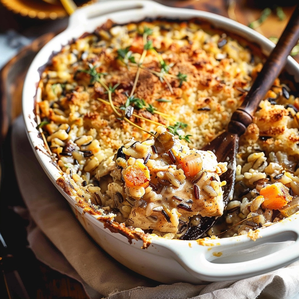 Chicken Wild Rice Casserole: A Hearty Homemade Meal