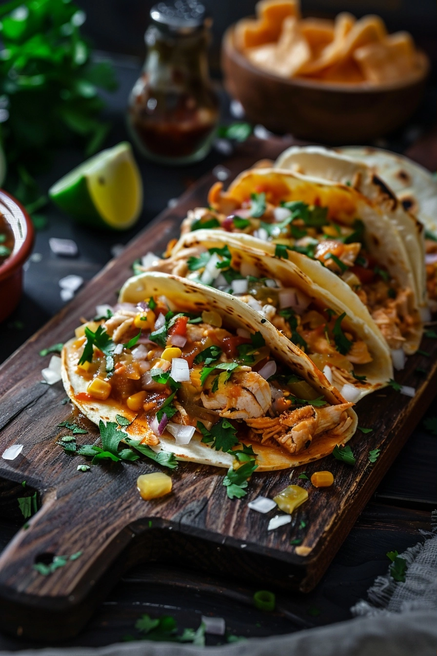 Slow Cooker Queso Chicken Tacos (Easy 4 Ingredient Recipe) 2 image 1784408725819