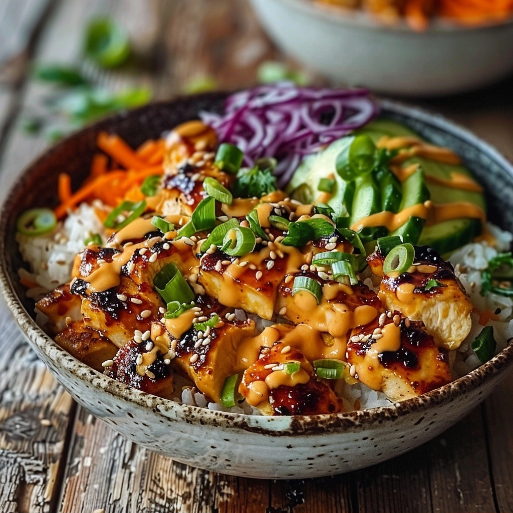 Bang Bang Chicken Bowl: A Healthy Chicken Bowl Recipe for Dinner