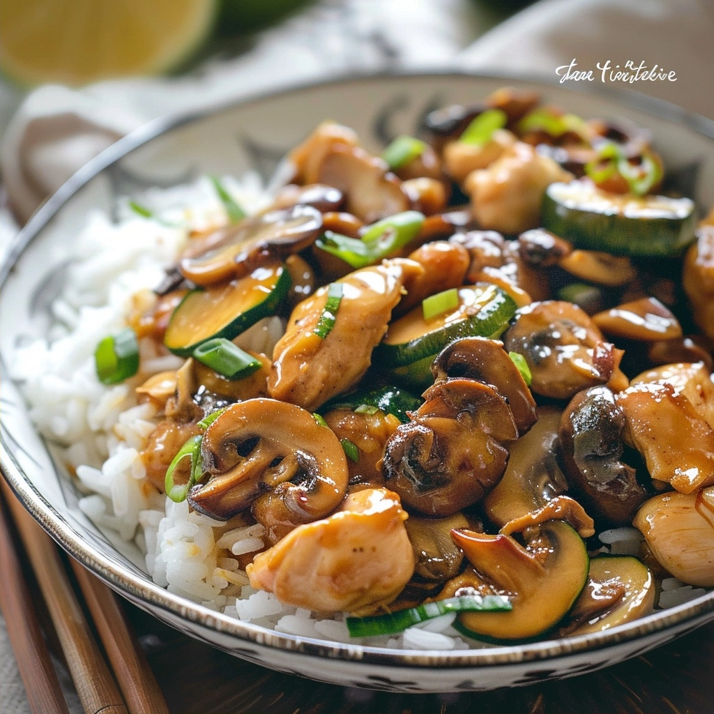 Panda Express Mushroom Chicken Copycat | Stir Fry
