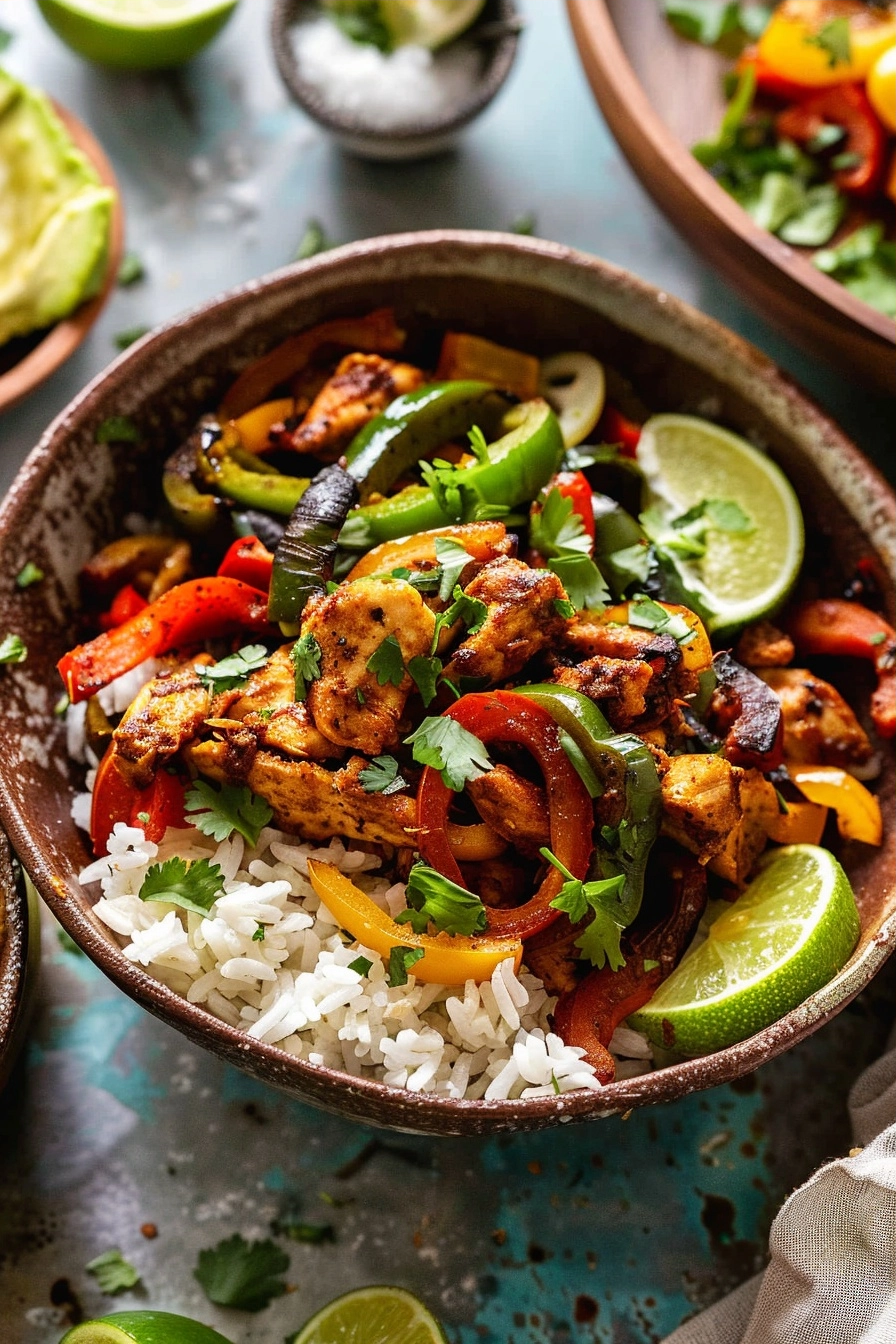Sheet Pan Poblano Chicken Fajita Bowls for Quick Dinners 2 image 1784409211987