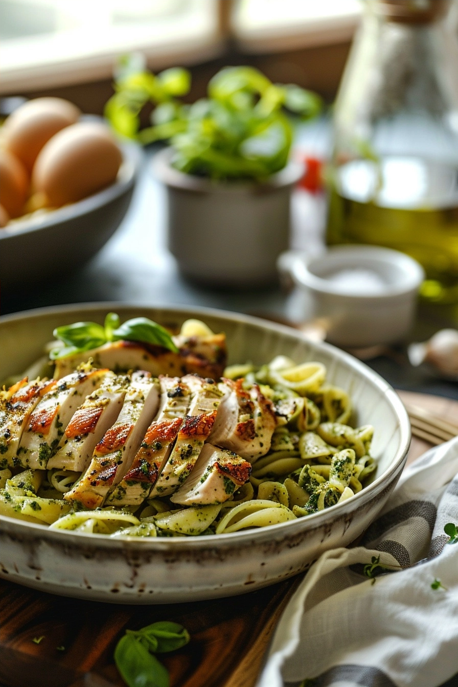 Delicious Pesto Chicken Pasta with Oven-Roasted Comfort 2 image 1784417838728