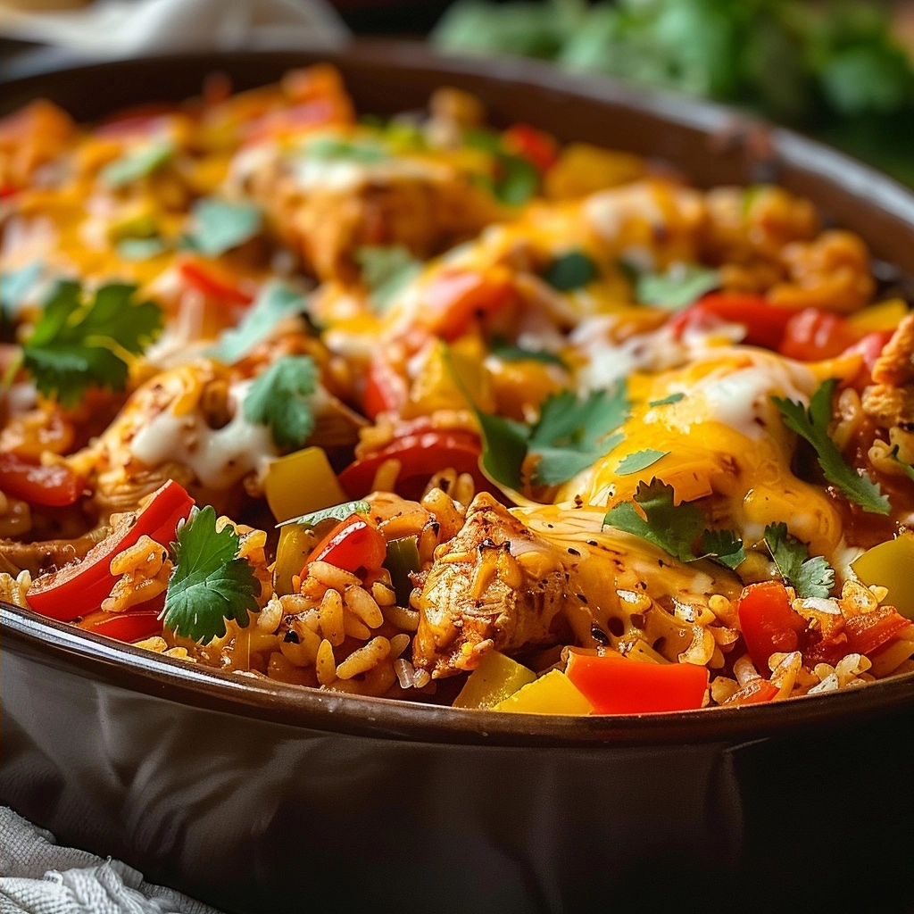 Easy Chicken Fajita Rice Casserole: A Quick and Delicious Family Dinner Idea!