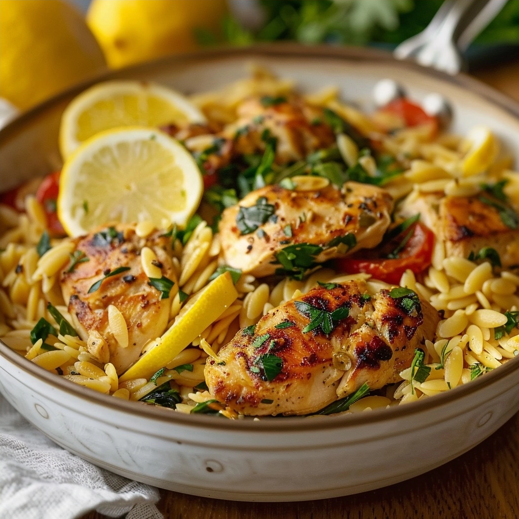 Lemon Chicken Orzo Recipe: Quick and Flavorful One-Pot Meal