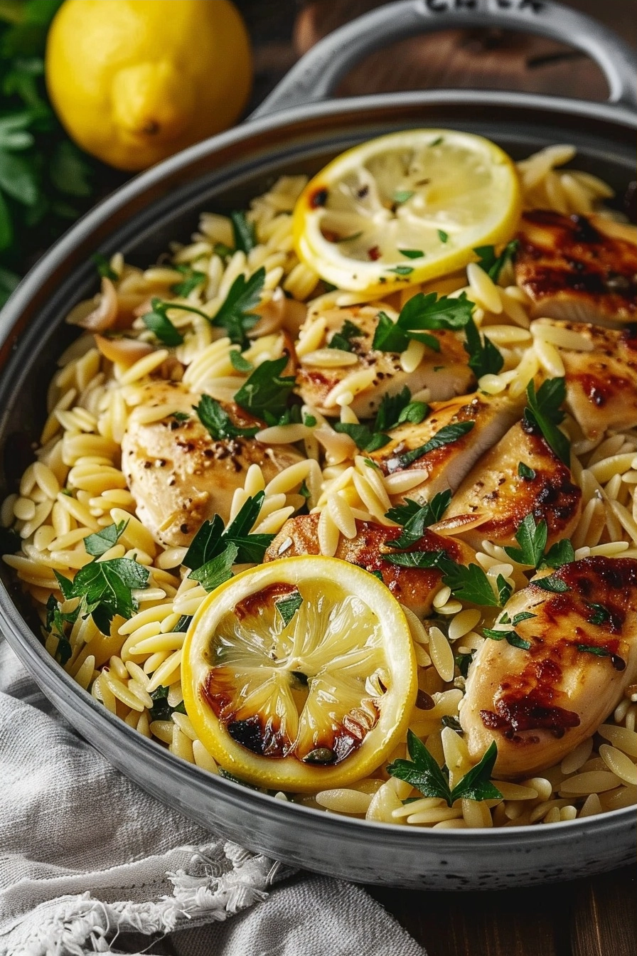 Lemon Chicken Orzo Recipe: Quick and Flavorful One-Pot Meal 2 image 1784418106540