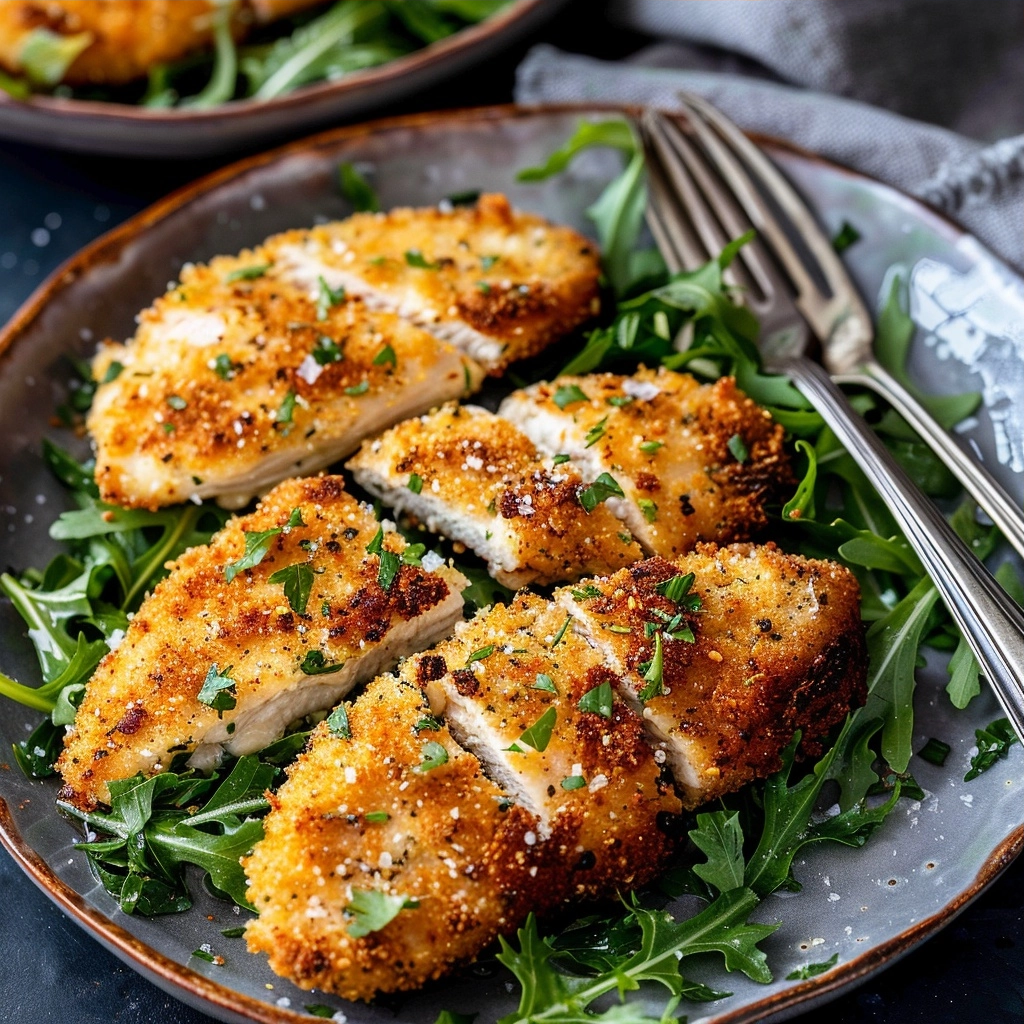 Crispy Air Fryer Breaded Chicken Breast - 15 Minutes 3 Crispy Air Fryer Breaded Chicken Breast - 15 Minutes